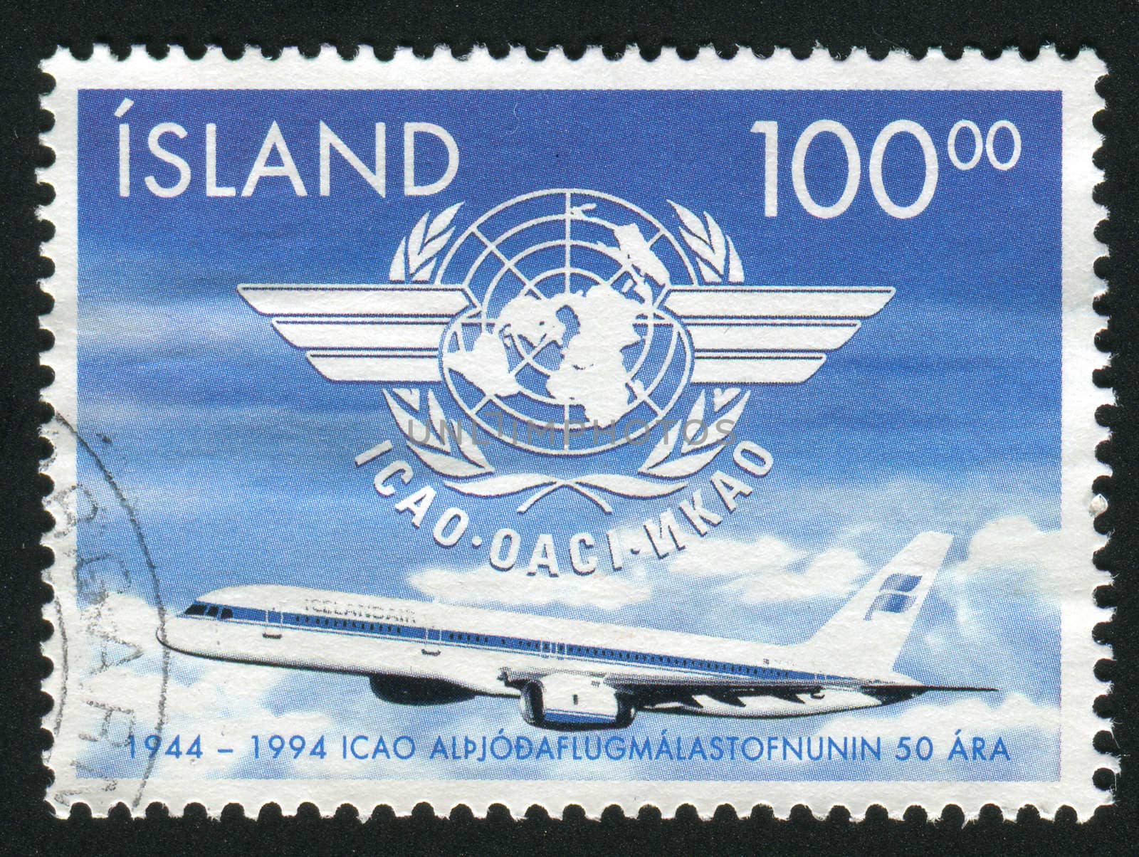 ICELAND - CIRCA 1994: ICAO 50th Anniv, circa 1994.