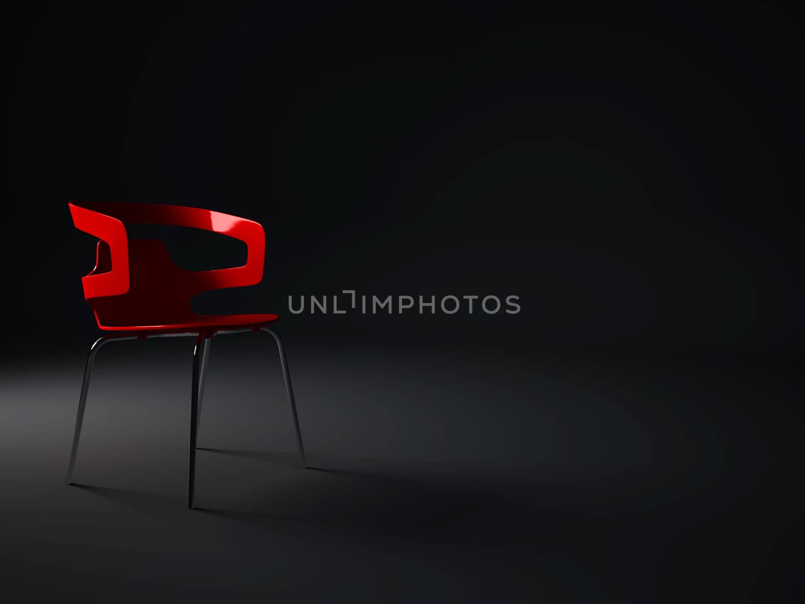 High resolution image interior. 3d illustration modern interior.