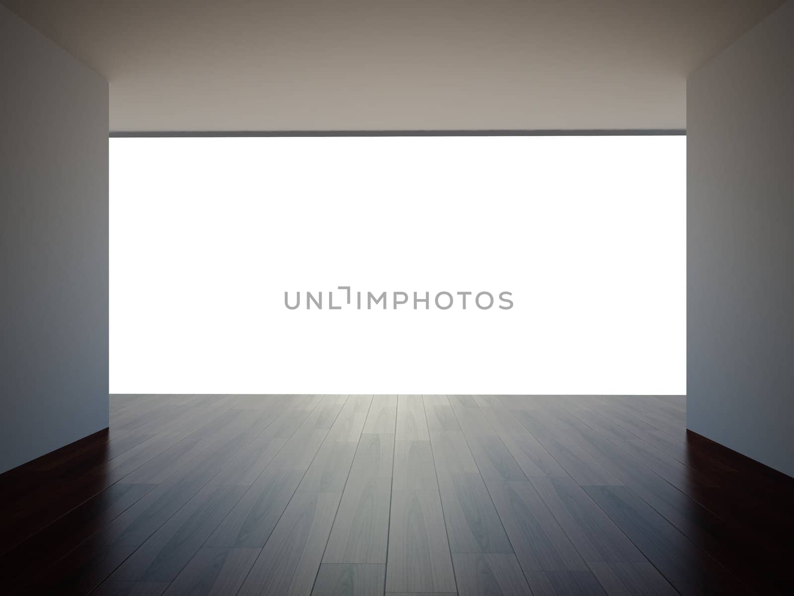 High resolution image interior. 3d illustration modern interior. Living room.