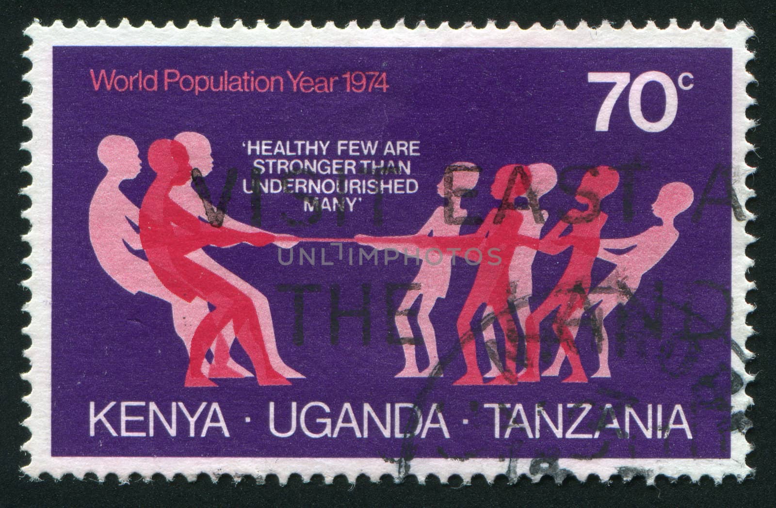 KENYA - CIRCA 1974: World Population Year: Tug of War.�, circa 1974.