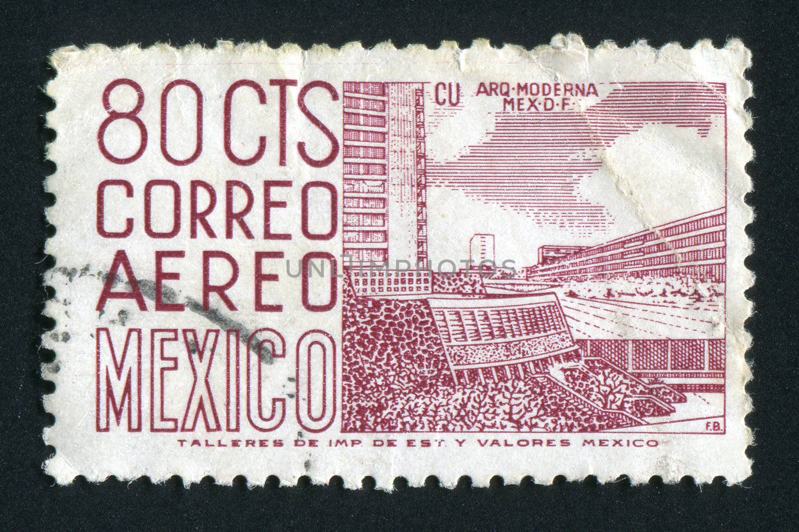 MEXICO - CIRCA 1974: Street of a modern city, circa 1974.