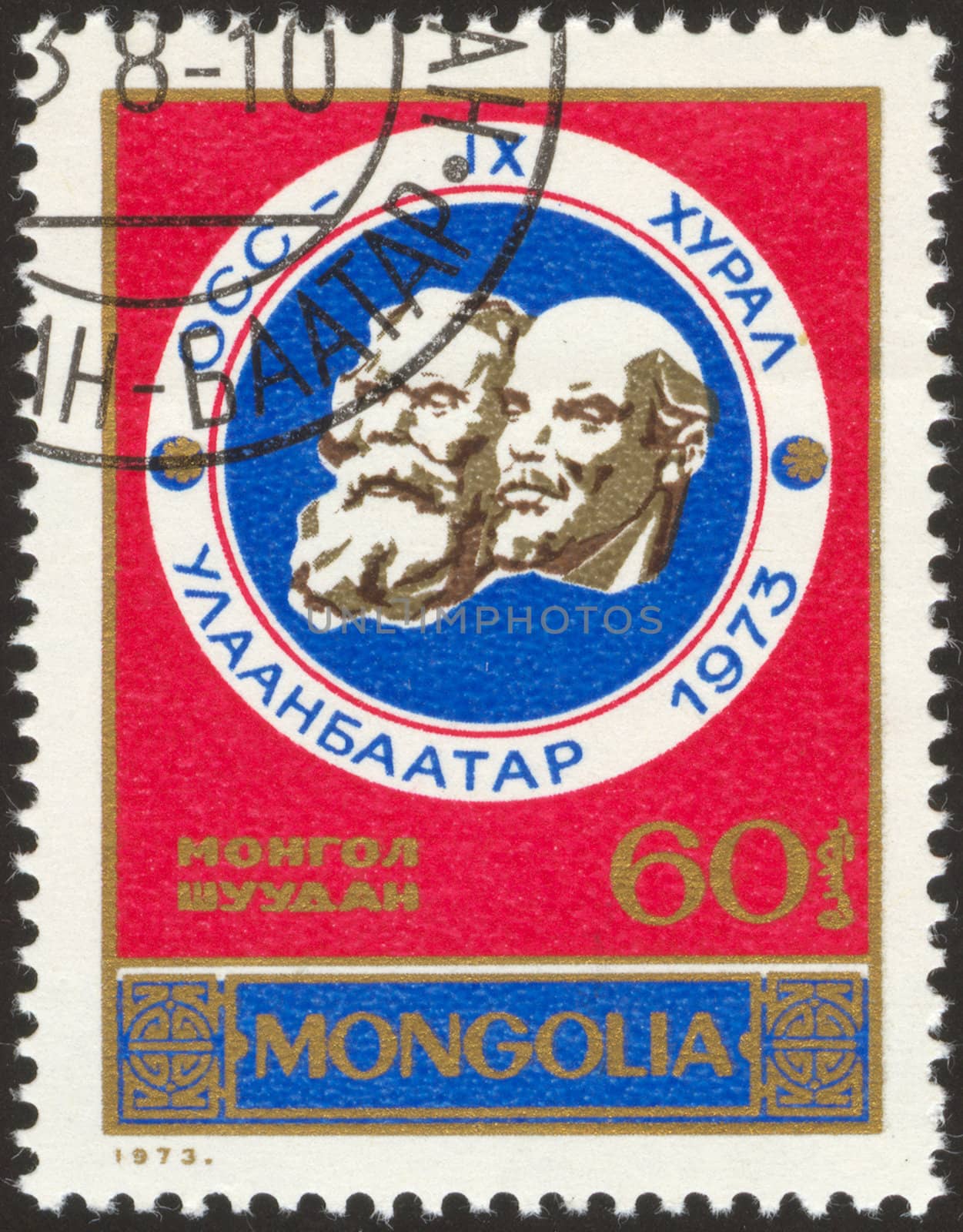CZECHOSLOVAKIA - CIRCA 1964: stamp printed by Czechoslovakia, shows Cross-country skiing, circa 1964