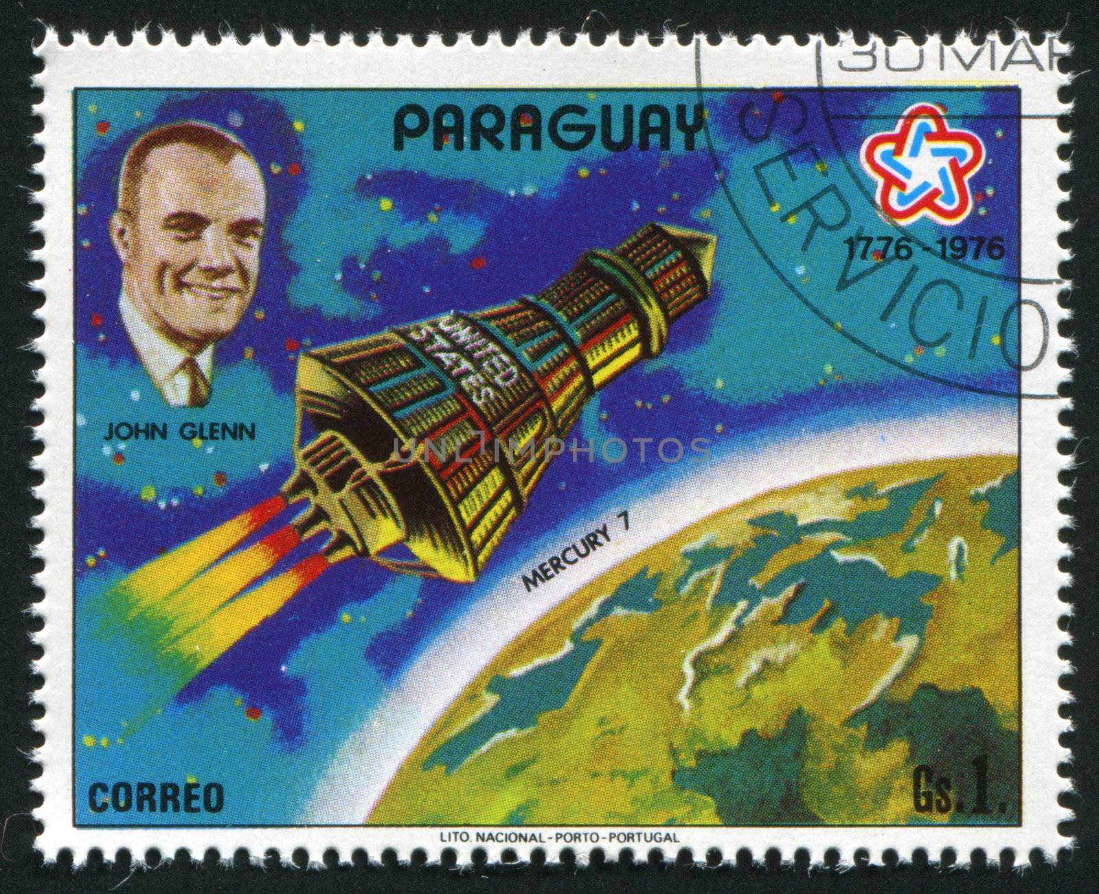PARAGUAY -CIRCA 1976: John Glenn is a retired United States Marine Corps pilot, a former astronaut and United States Senator, circa 1976.