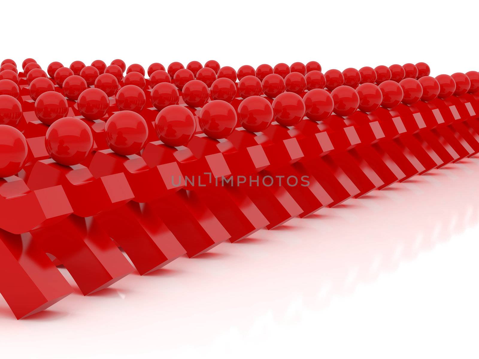 High resolution image people. 3d illustration over  white backgrounds.