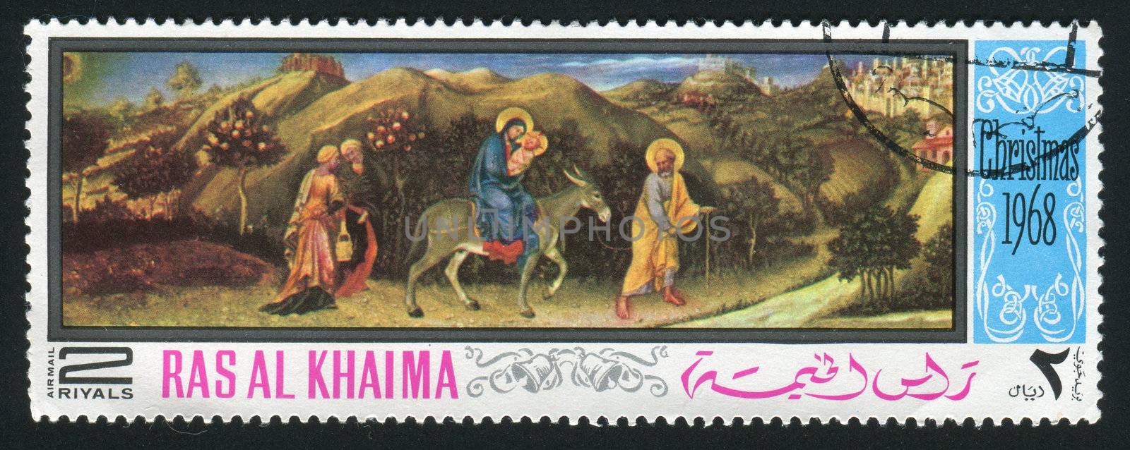 RAS AL KHAIMA - CIRCA 1968: Picture from the bible, circa 1968.