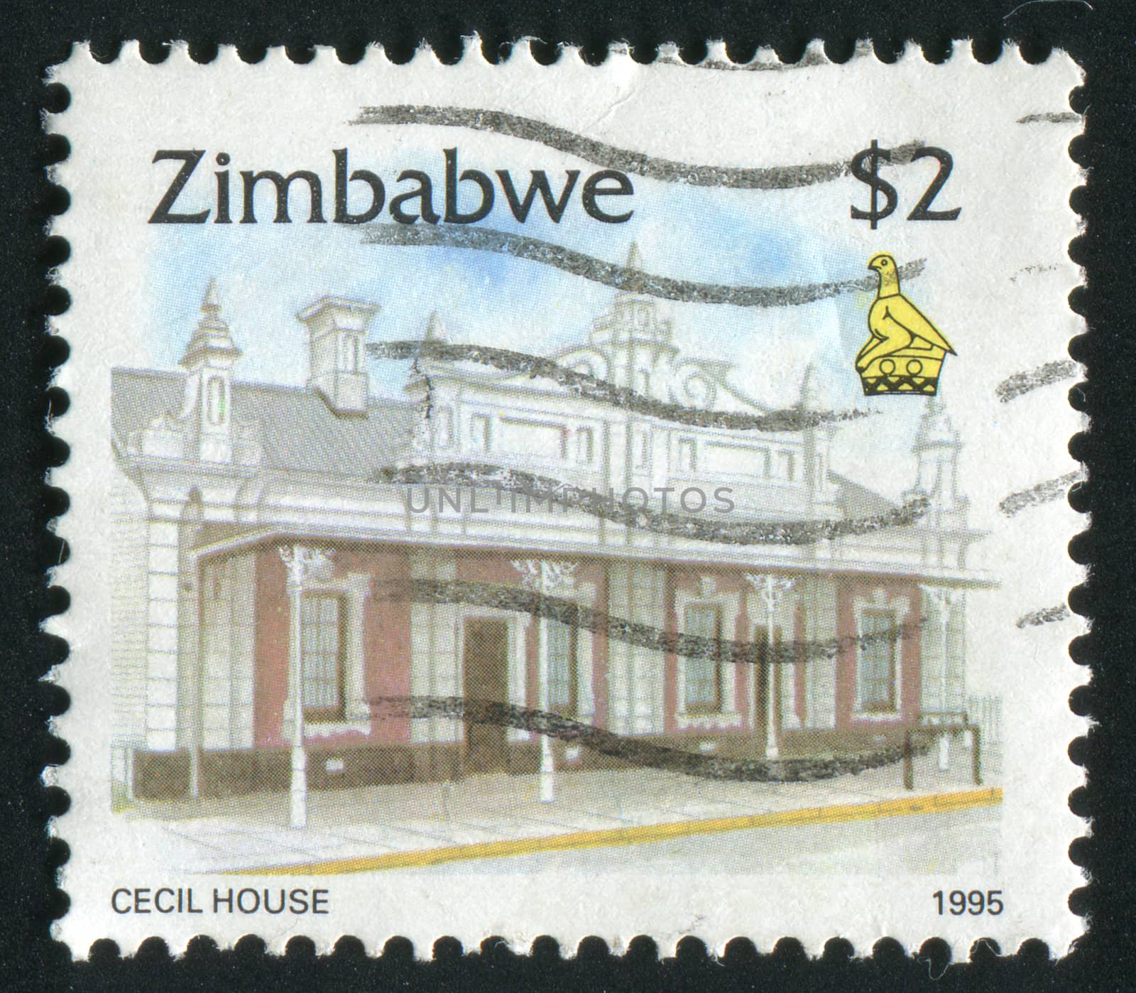ZIMBABWE - CIRCA 1995: Building of ancient architecture, circa 1995.
