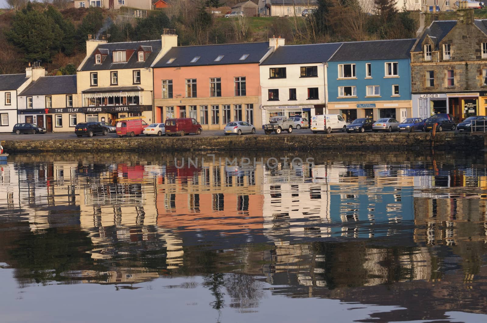 Tarbet waterfront from the harbour