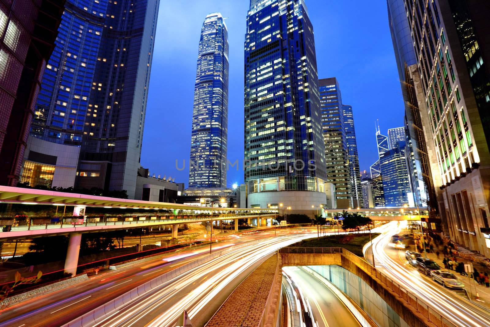 Hong Kong at night