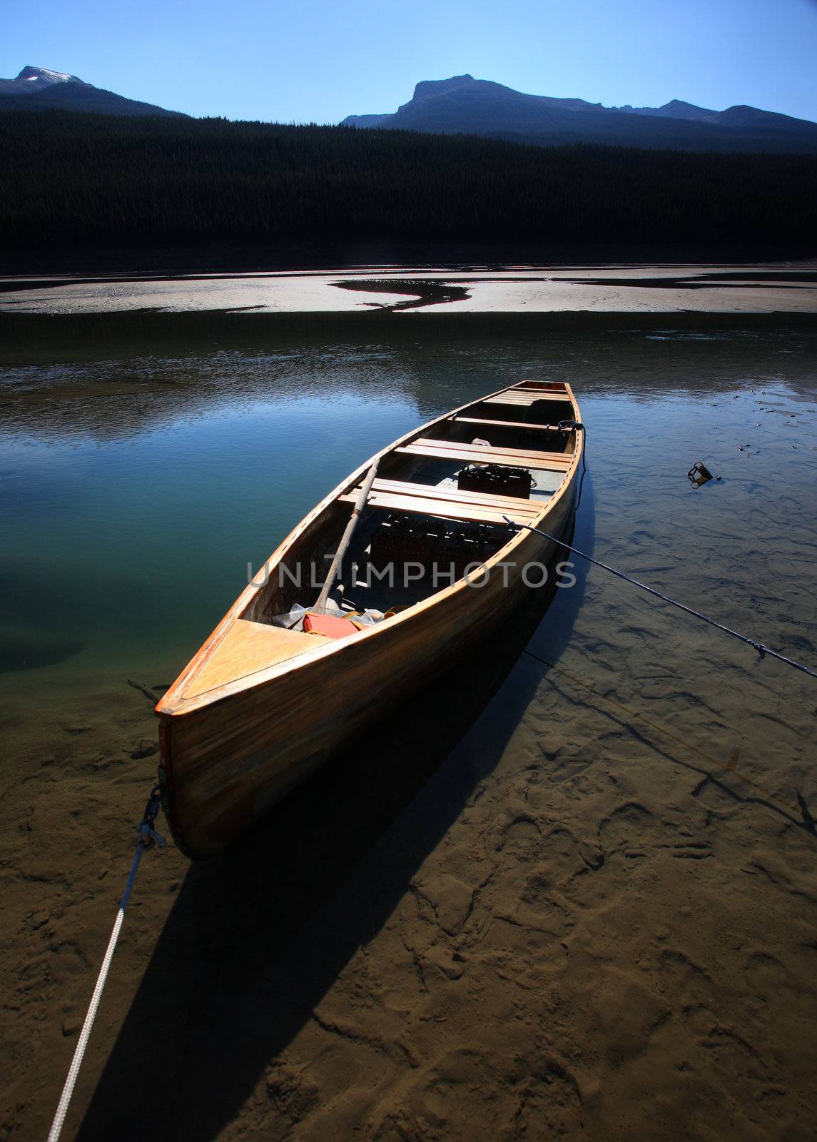 Medicine Lake in Jasper National Park