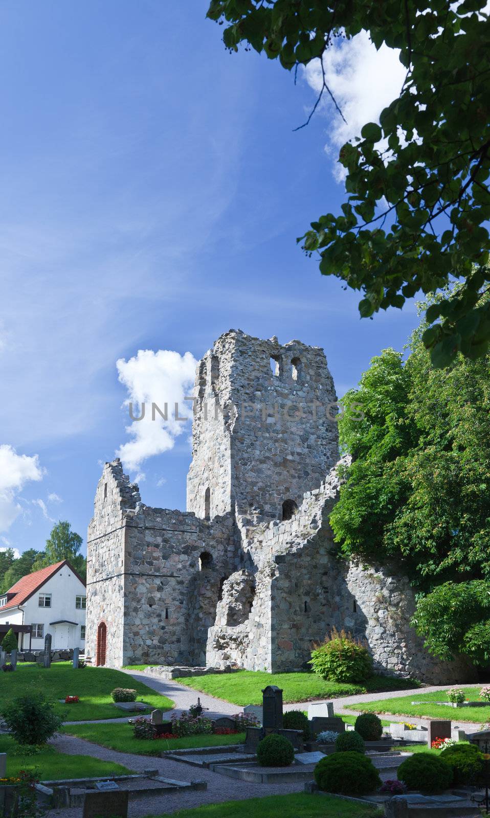 a viking church remain near uppsala by gary718