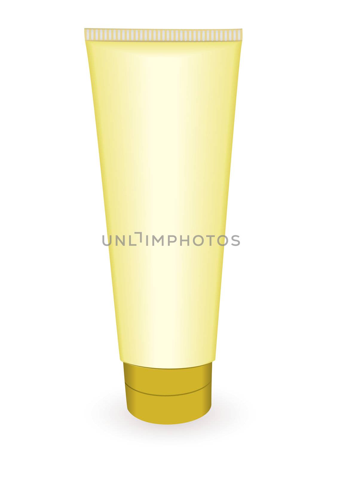 Gold make up tube by nicemonkey