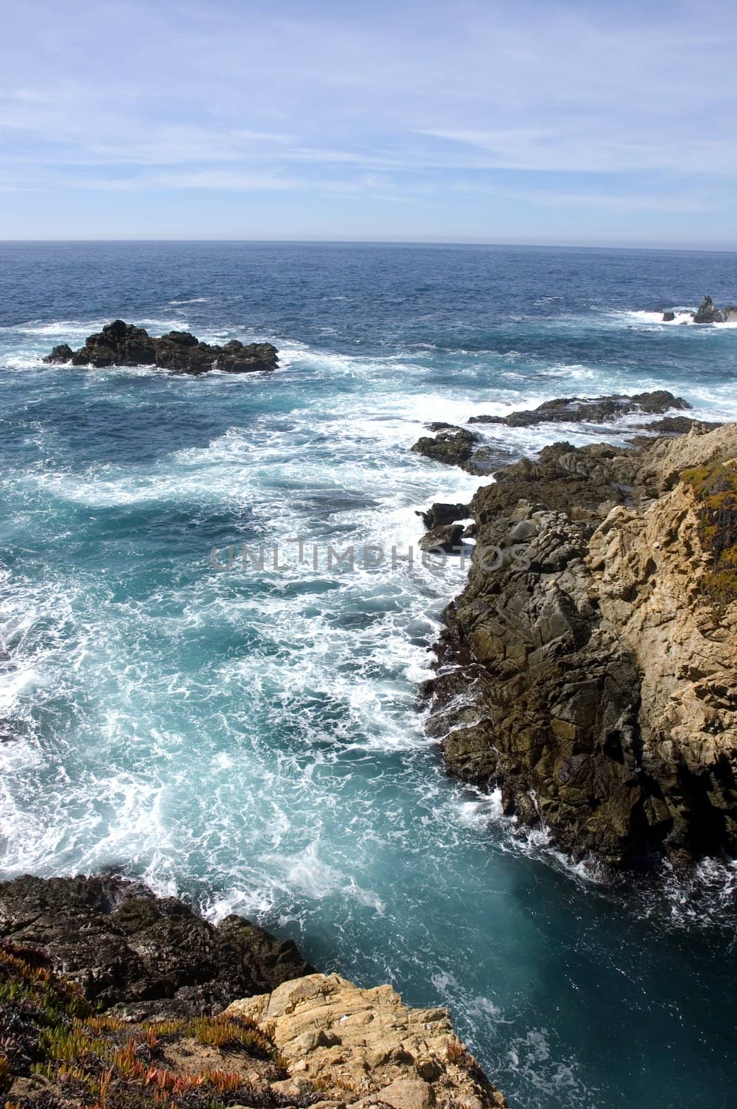 Cliffs on the California coastline