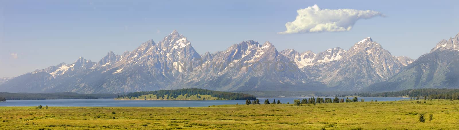 sunrise in the Grand Tetons National park, Wyoming, USA