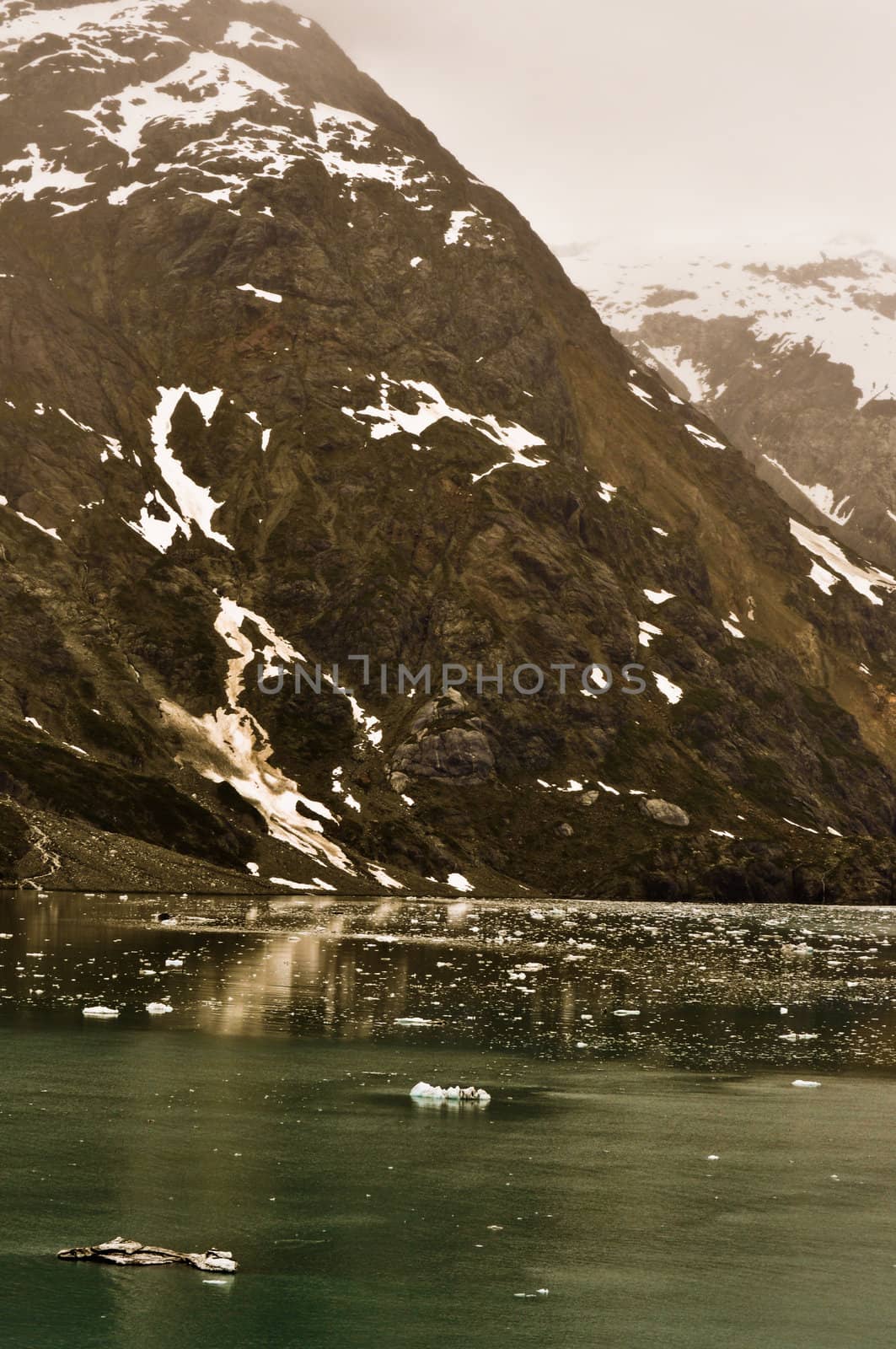 Mountains and Icebergs by RefocusPhoto