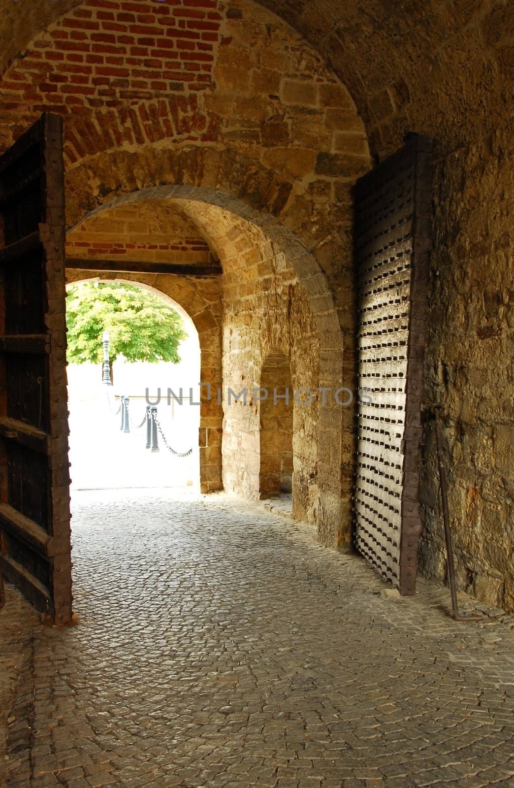 architecture details of Kalemegdan fortress in Belgrade, King Gate