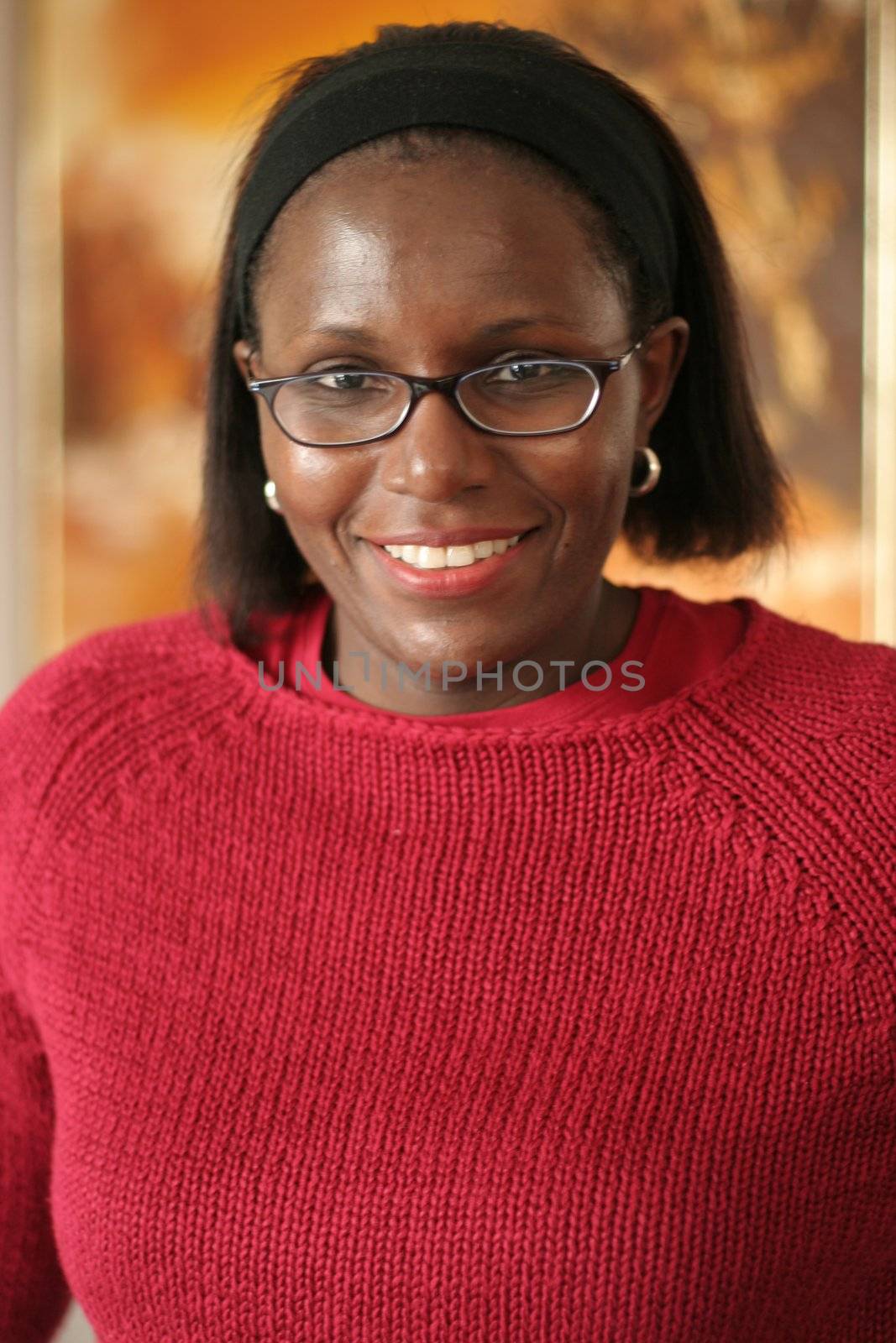 Beautiful African american woman by jarenwicklund