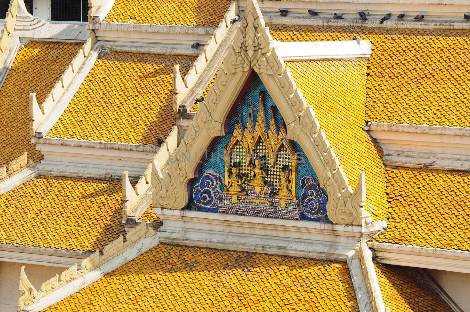 roof of thai temple
