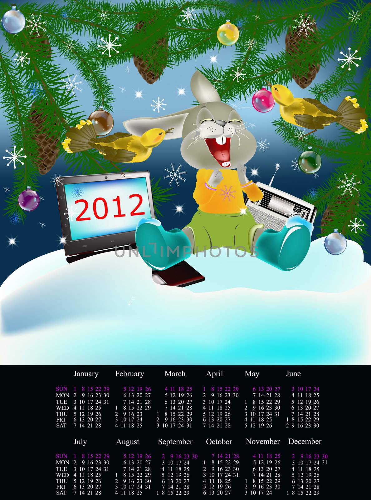 2012 Calendar by sergey150770SV