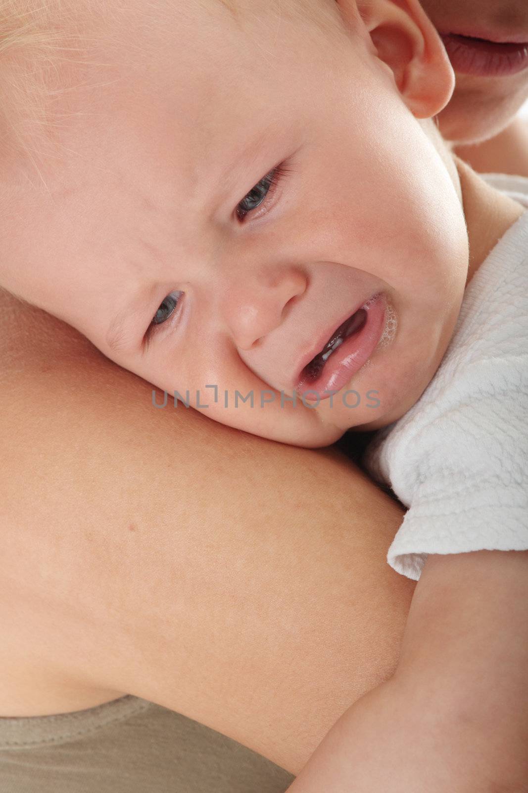 Unhappy baby crying by BDS