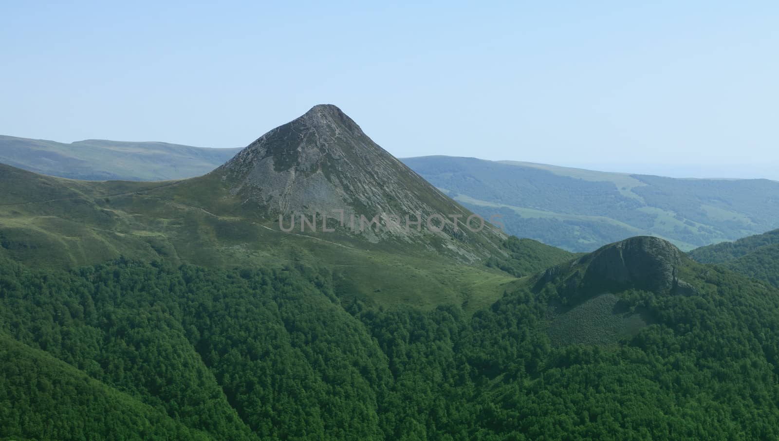 Image of Puy Griou(1694 m) located in The Central Massif in Auvergne region in France.