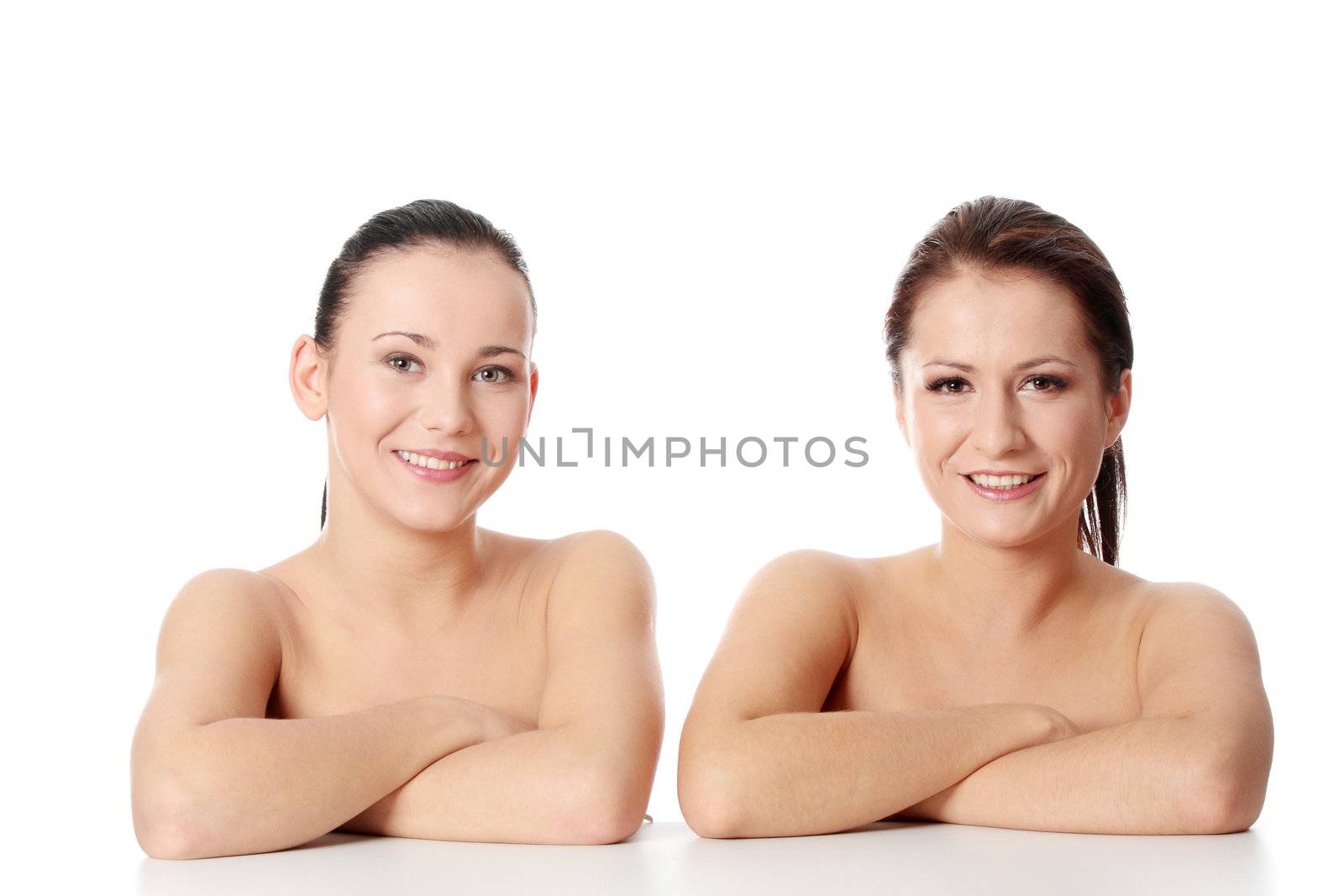 Portrait of a two beautiful and sexy young women by BDS