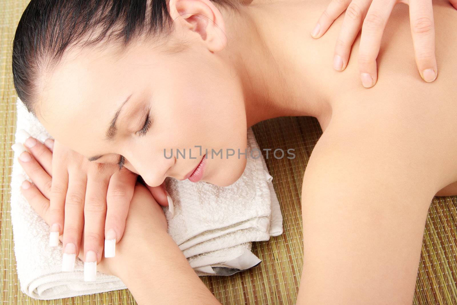 Woman Enjoying Massage by BDS