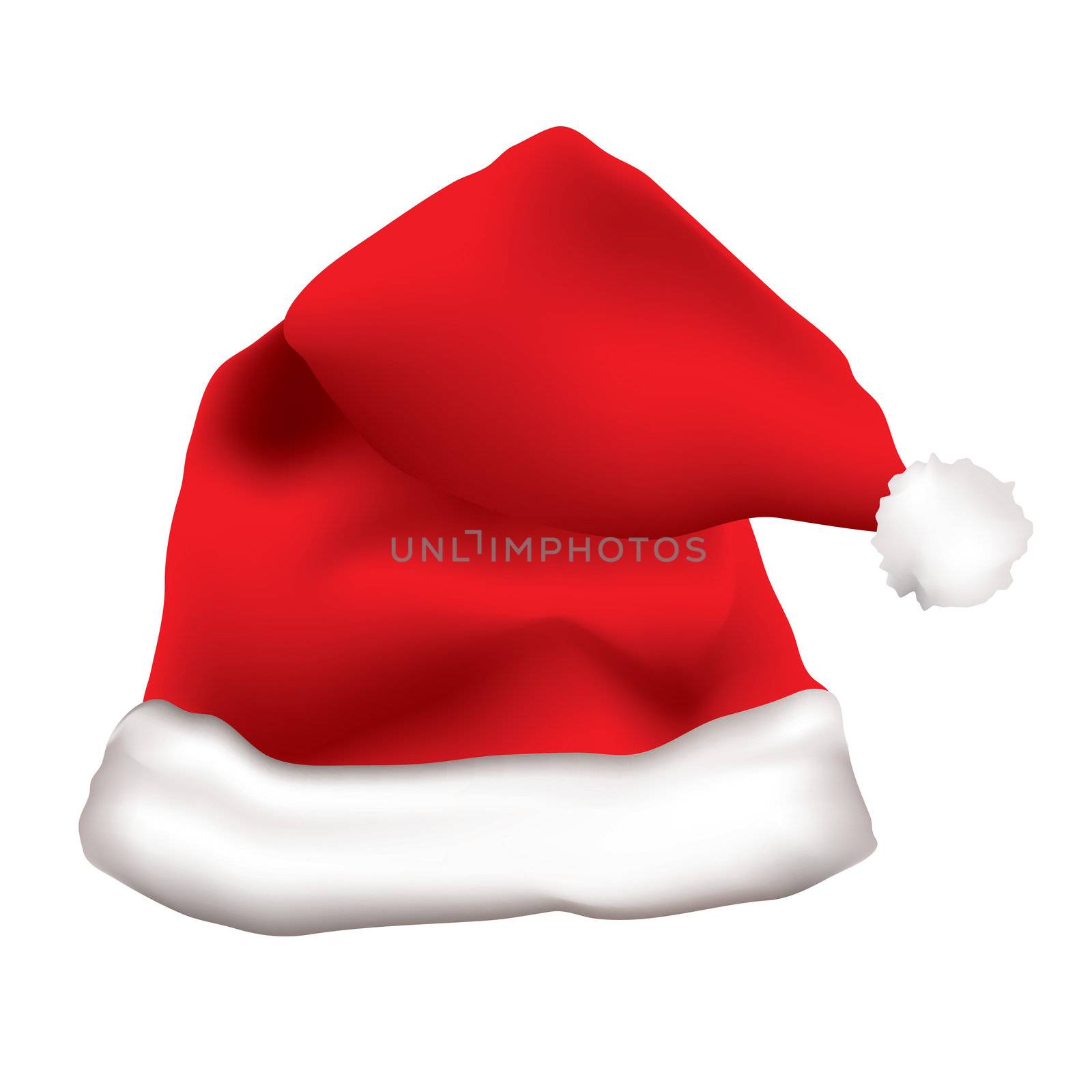 Red father christmas cap by nicemonkey