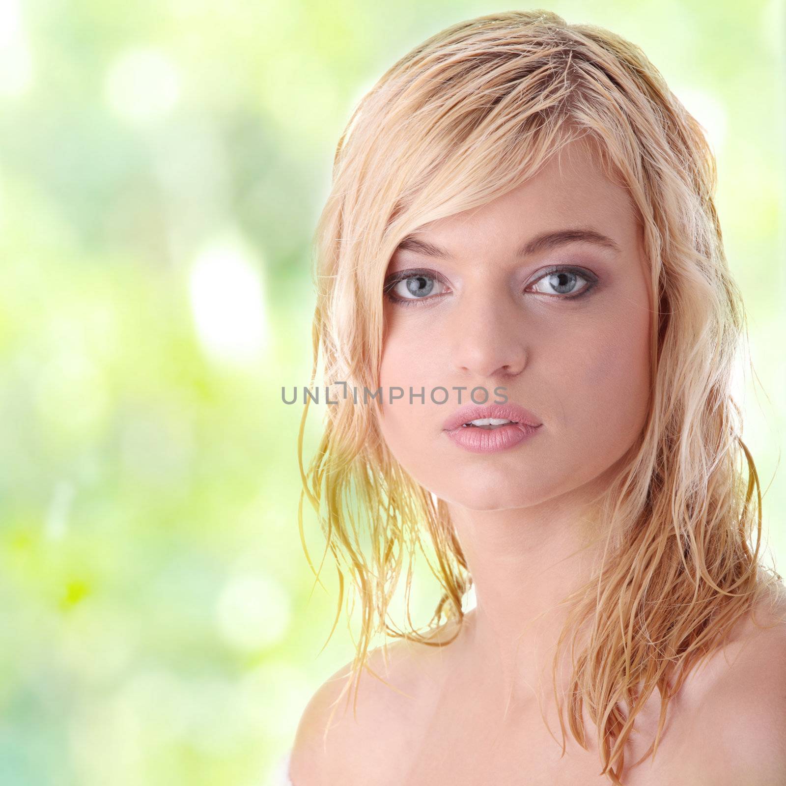 Beautiful blond teen woman by BDS
