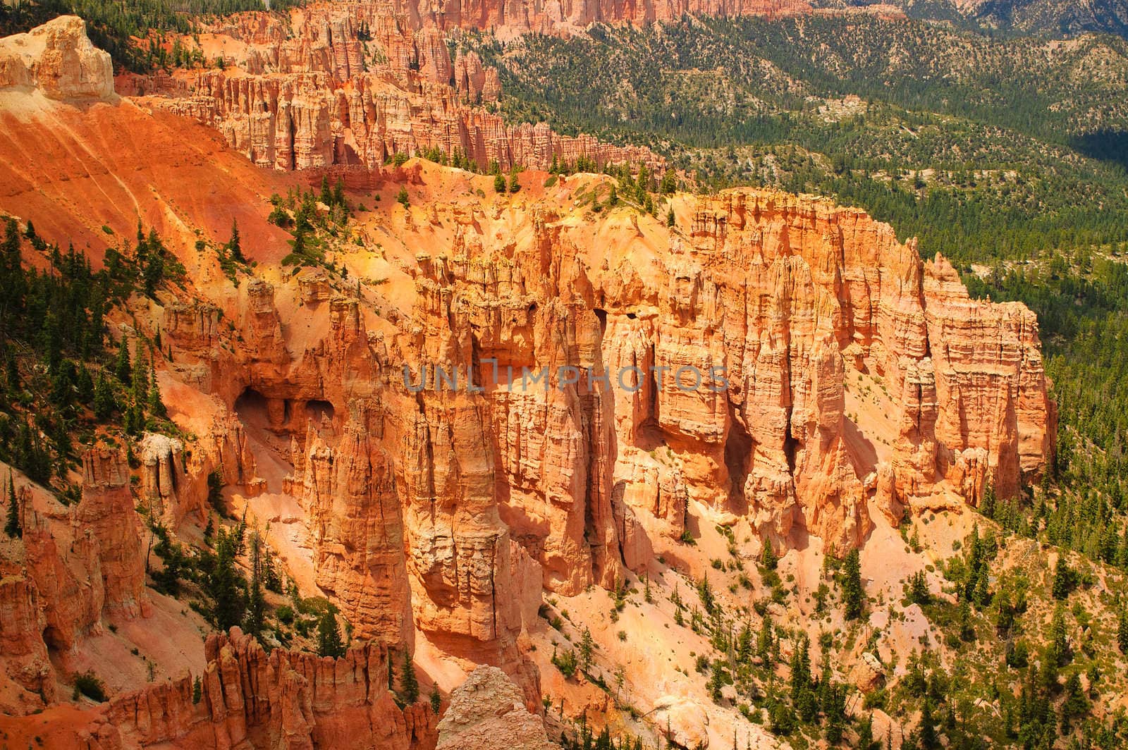 Vista of Bryce Canyon National Park in Utah