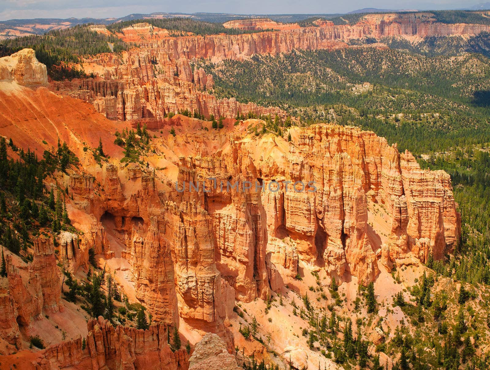 view of the hoodoo's in Bryce Canyon, Utah