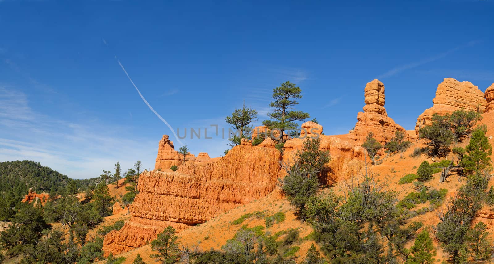 red rock formation in Cedar Breaks National Park, Utah