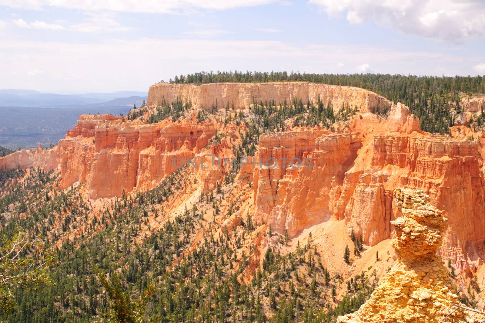 Vista of bryce Canyon National Park in Utah