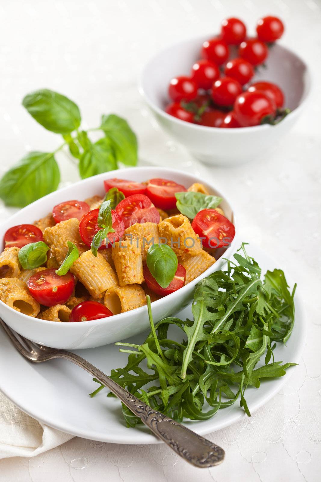 Delicious and fresh pasta dish