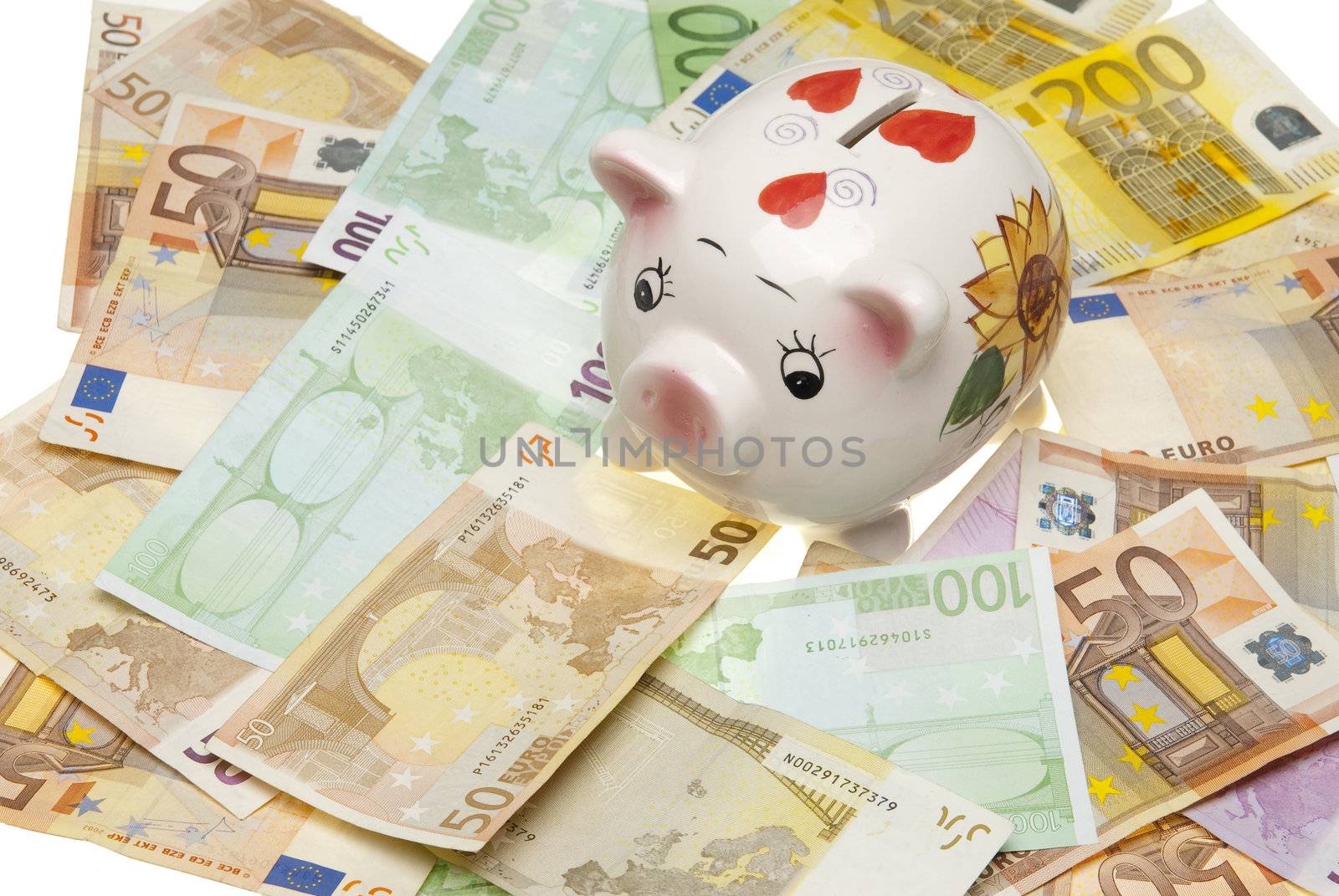 Euro piggy bank by adamr