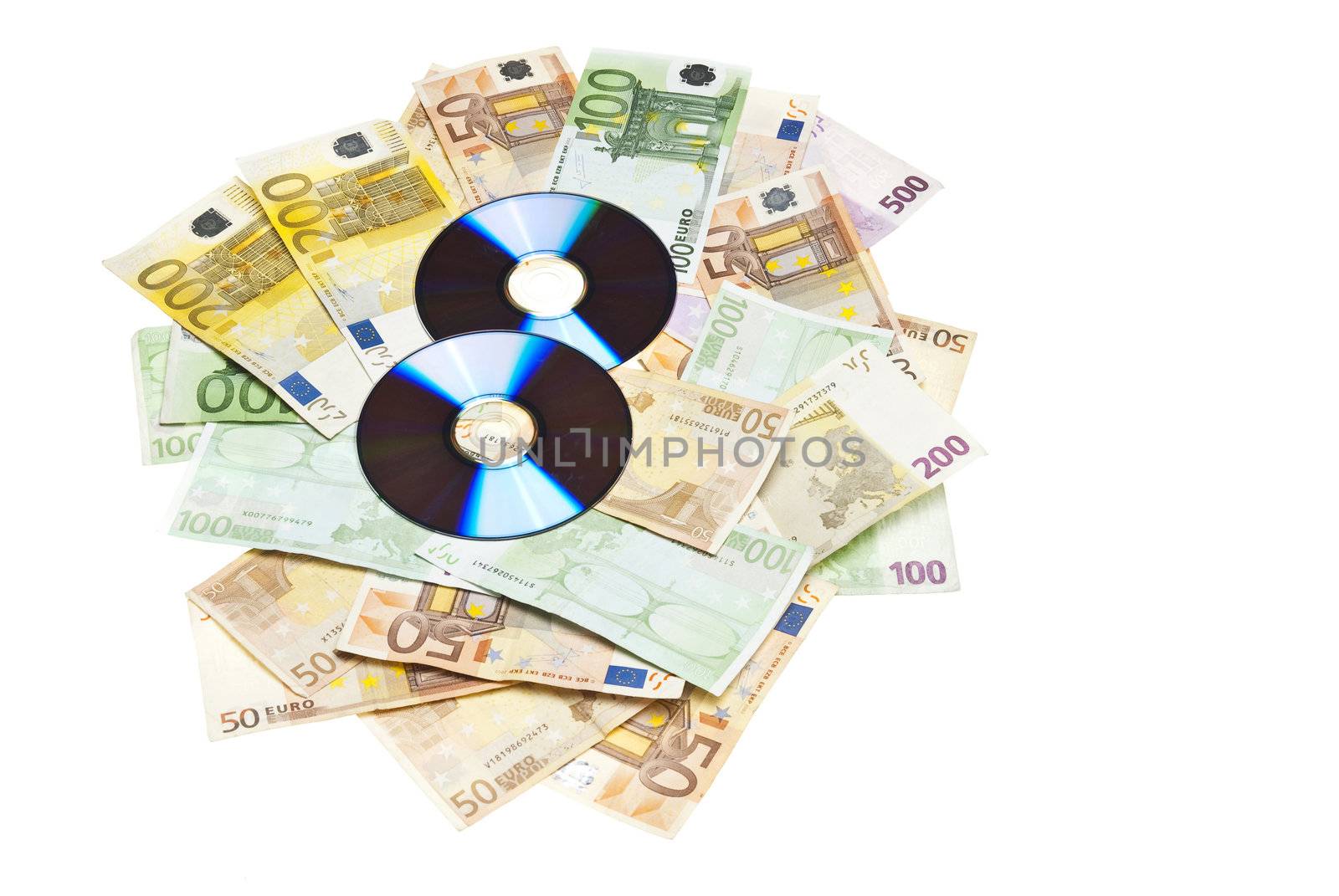 Compact Disks with euros by adamr