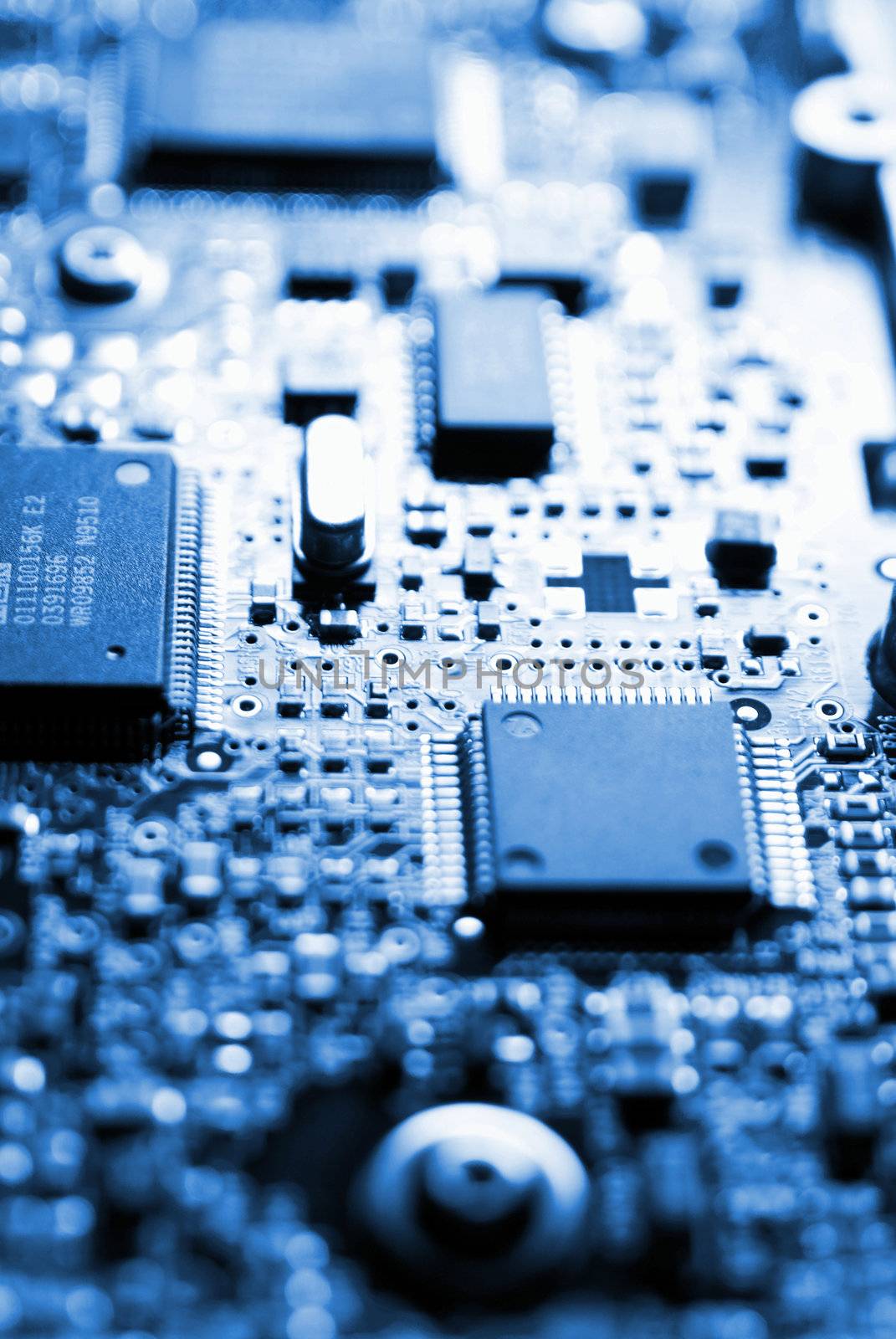 Electronics Industry background by adamr
