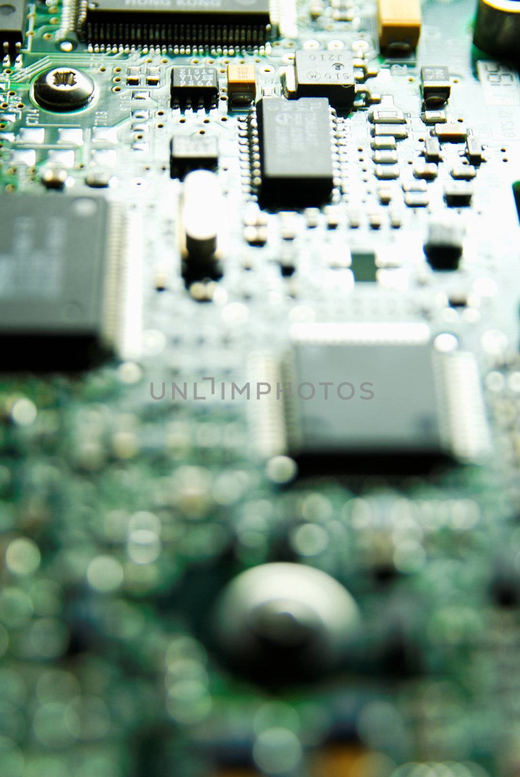 Electronics Industry background by adamr