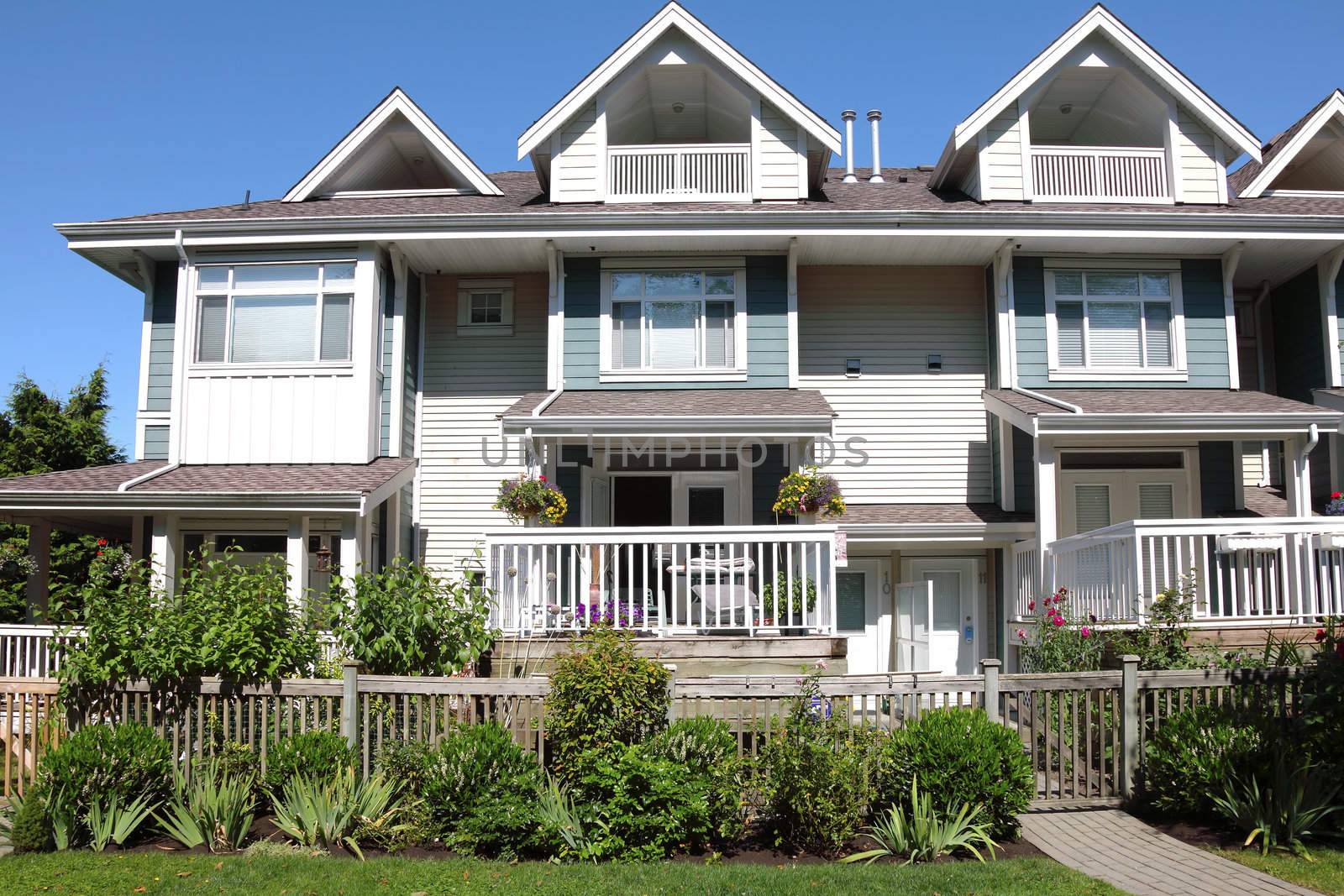 Residences in South Richmond BC a close neighborhood. by Rigucci