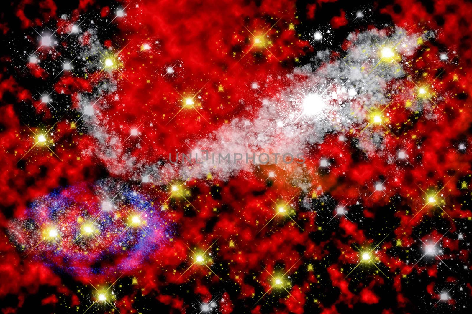 Galaxy, nabular, cosmic dust from outer space in fantasy.