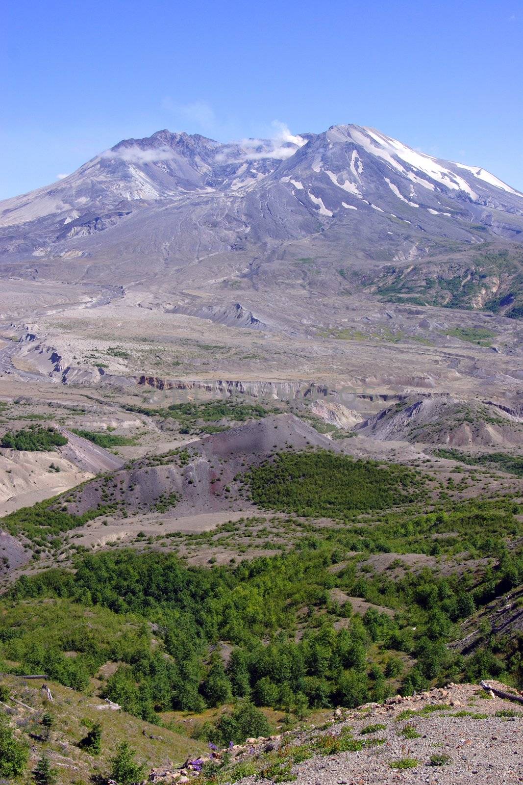 Mount St. Helen's national monument park in the state of Washington.