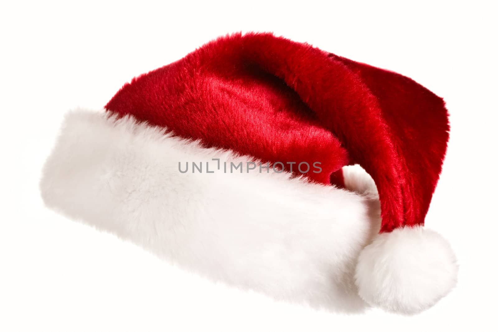 Santa hat isolated on white by dimol