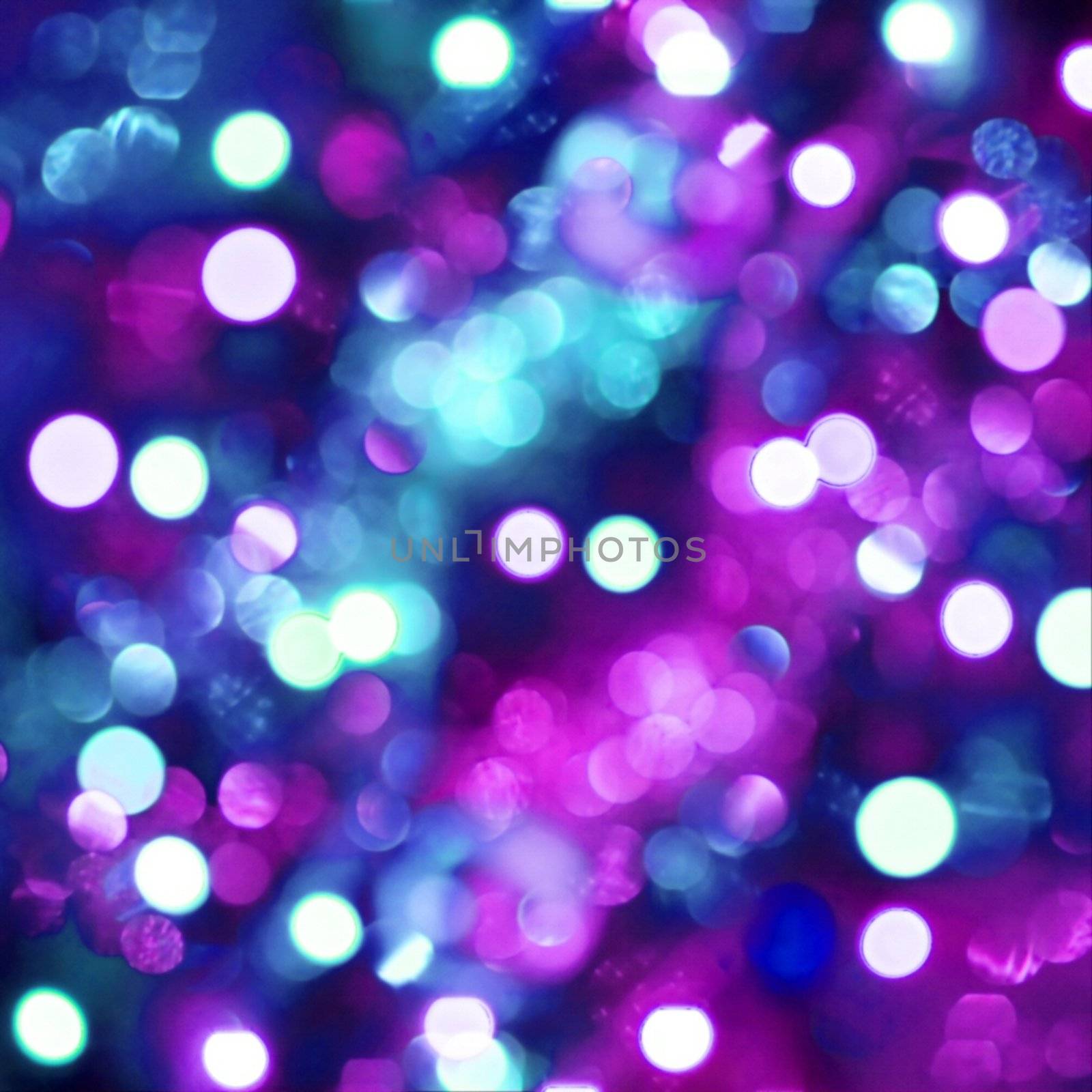 Defocused light dots background