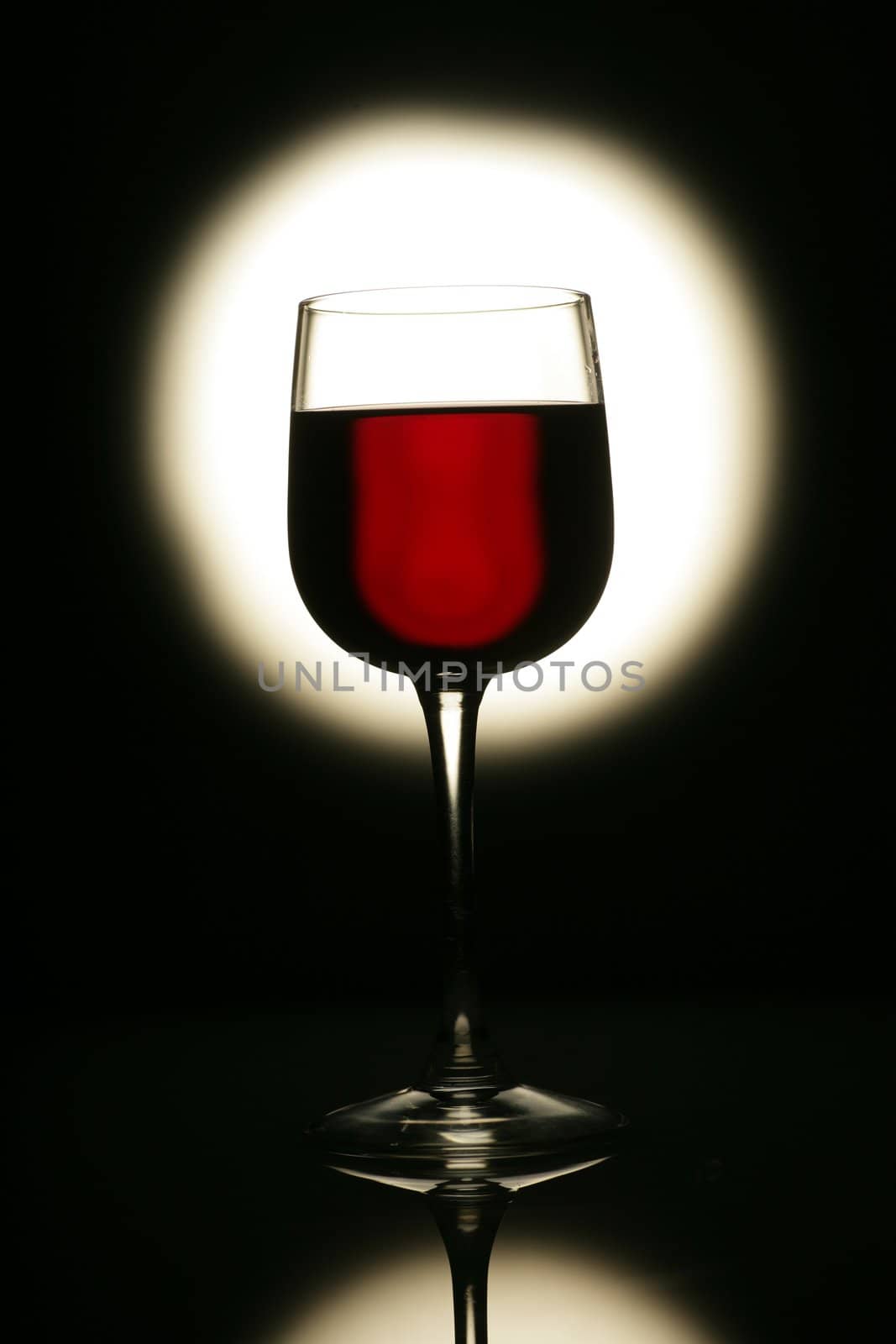 Red Wine In Glass by yucas