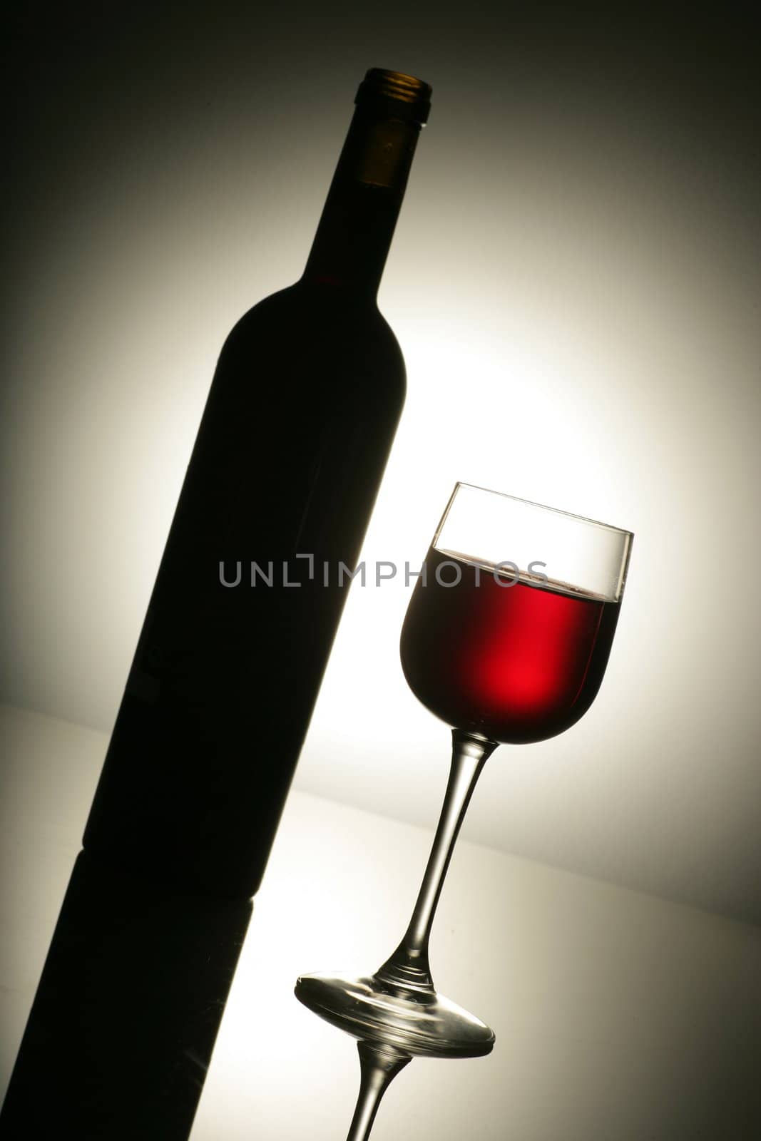 Red Wine In Glass by yucas