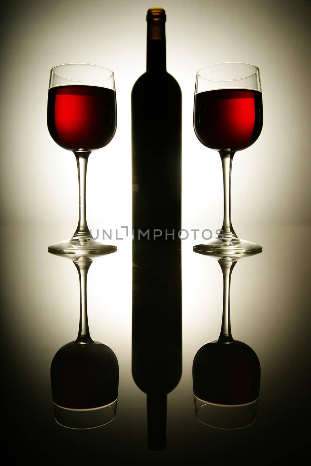 Red Wine In Glass by yucas