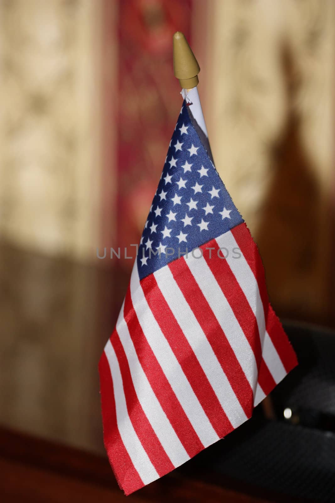 American flag close up.