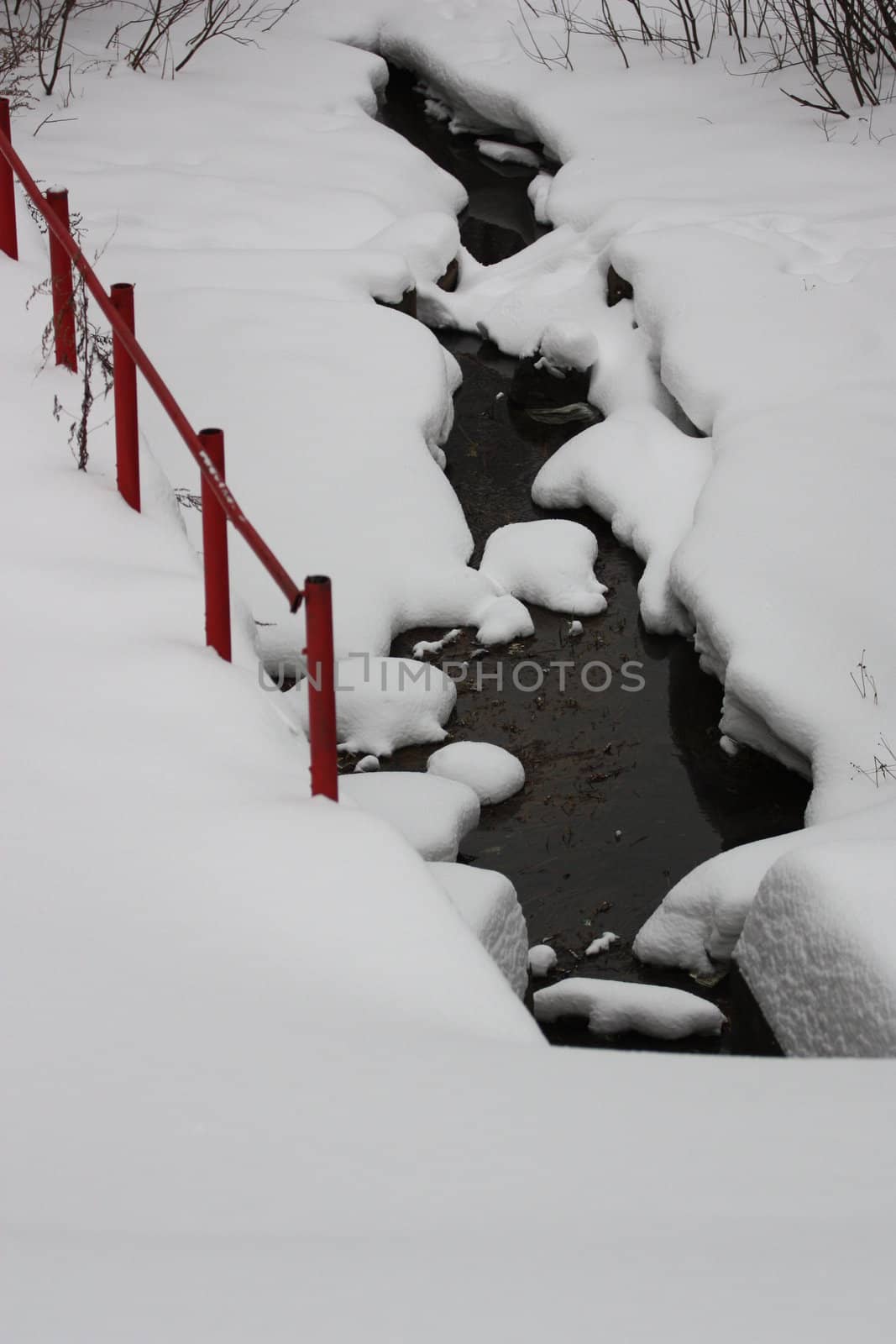 Water In a Frozen Lake by MichaelFelix