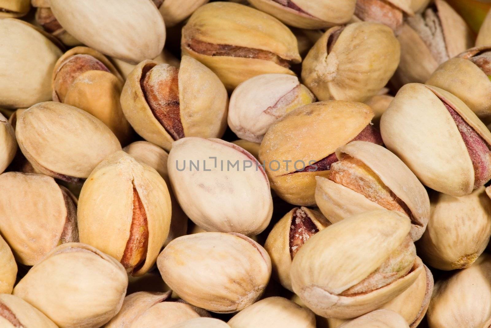 meny nuts by macro lens.