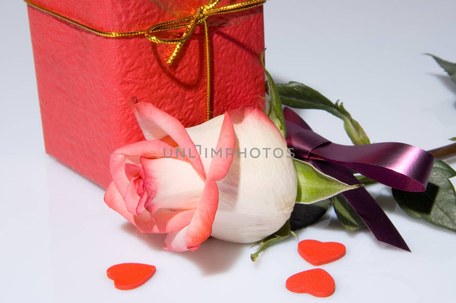 The rose and a present box by Ravenestling