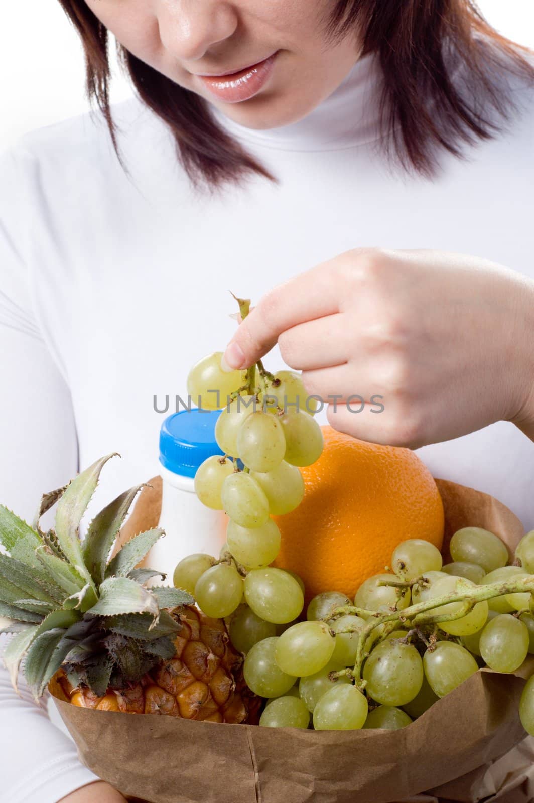 Girl with fruits by Ravenestling